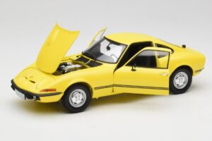 Opel GT/J イエロー Minichamps 1:18 180049021 メタル - 画像 2/8