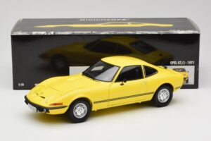 Opel GT/J イエロー Minichamps 1:18 180049021 メタル - 画像 8/8