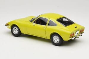 Opel GT イエロー Minichamps 1:18 180049032 メタル - 画像 7/8