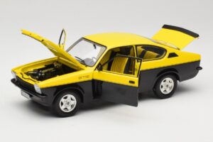 Opel Kadett C GT/E イエロー & ブラック Minichamps 1:18 180045521 メタル - 画像 2/8
