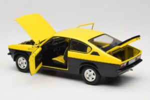 Opel Kadett C GT/E イエロー & ブラック Minichamps 1:18 180045521 メタル - 画像 5/8