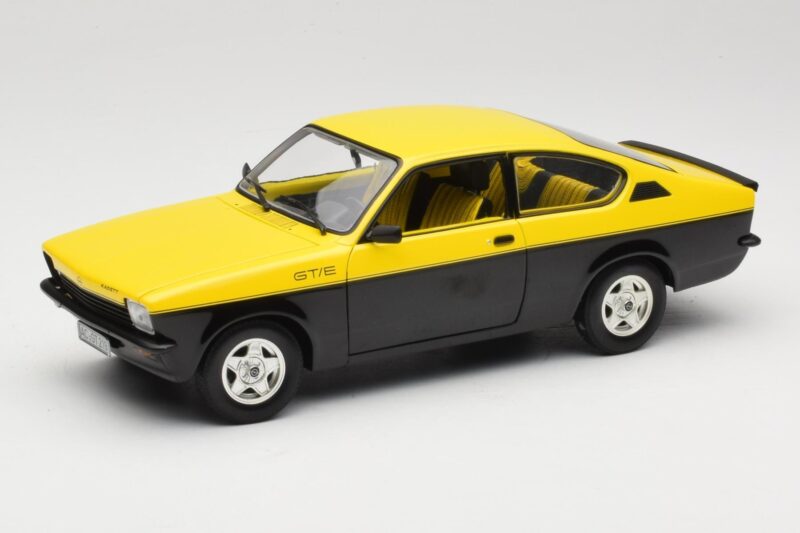 Opel Kadett C GT/E イエロー & ブラック Minichamps 1:18 180045521 メタル