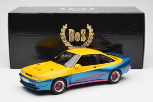 Opel Manta イエロー ブルー BoS Models 1:18 BOS279 メタル - 画像 6/6