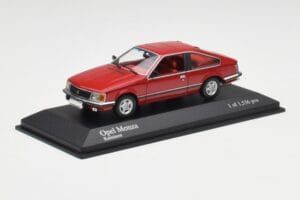 Opel Monza A レッド Minichamps 1:43 400045121 メタル - 画像 2/4
