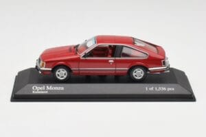 Opel Monza A レッド Minichamps 1:43 400045121 メタル