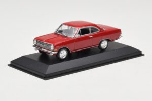 Opel Rekord A レッド Minichamps 1:43 400041004 メタル - 画像 2/4