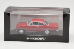 Opel Rekord A レッド Minichamps 1:43 400041004 メタル - 画像 4/4
