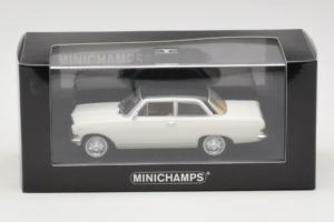 Opel Rekord A ホワイト ブラックルーフ Minichamps 1:43 430041002 メタル - 画像 4/4