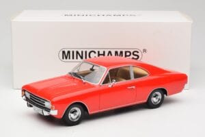 Opel Rekord C クーペ レッド Minichamps 1:18 107047020 レジン - 画像 6/6