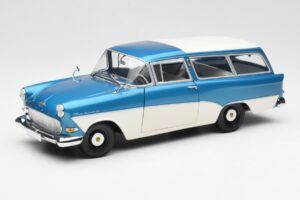 Opel Rekord P1 Caravan ブルー メタリック Minichamps 1:18 180043210 メタル