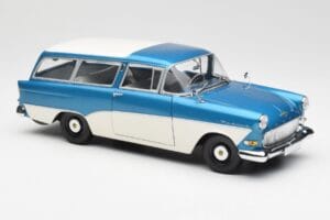 Opel Rekord P1 Caravan ブルー メタリック Minichamps 1:18 180043210 メタル - 画像 6/8