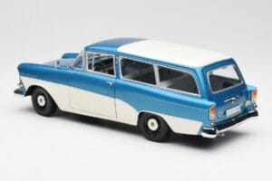Opel Rekord P1 Caravan ブルー メタリック Minichamps 1:18 180043210 メタル - 画像 7/8