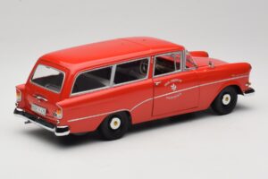 Opel Rekord P1 Caravan Feuerwehr Neuenkirchen Minichamps 1:18 180043291 メタル - 画像 3/8