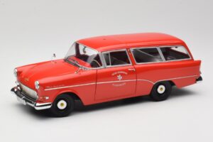 Opel Rekord P1 Caravan Feuerwehr Neuenkirchen Minichamps 1:18 180043291 メタル