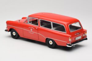 Opel Rekord P1 Caravan Feuerwehr Neuenkirchen Minichamps 1:18 180043291 メタル - 画像 7/8