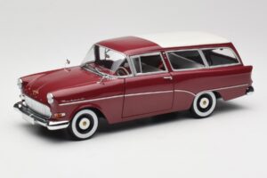 Opel Rekord P1 Caravan レッド Minichamps 1:18 180043211 メタル
