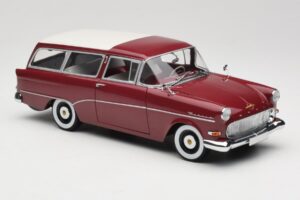 Opel Rekord P1 Caravan レッド Minichamps 1:18 180043211 メタル - 画像 6/8