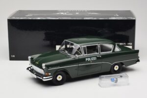 Opel Rekord P1 Polizei Minichamps 1:18 180043290 メタル - 画像 8/8
