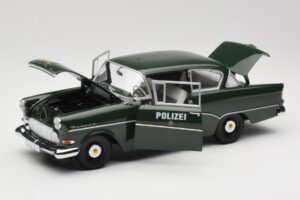 Opel Rekord P1 Polizei Minichamps 1:18 180043290 メタル - 画像 2/8