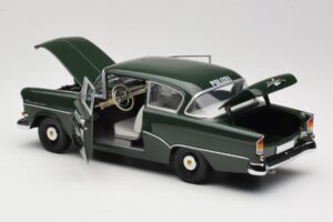 Opel Rekord P1 Polizei Minichamps 1:18 180043290 メタル - 画像 5/8