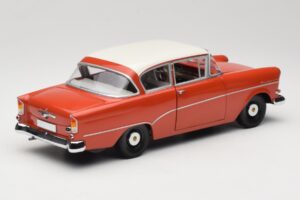 Opel Rekord P1 レッド Minichamps 1:18 180043201 メタル - 画像 3/8