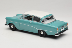 Opel Rekord P1 ターコイズブルー Minichamps 1:18 180043200 メタル - 画像 7/8