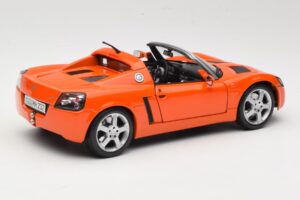 Opel Speedster オレンジ Maisto 1:18 31615 メタル - 画像 3/8