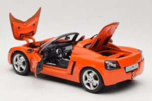 Opel Speedster オレンジ Maisto 1:18 31615 メタル - 画像 5/8