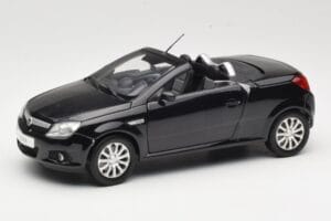 Opel Tigra TwinTop B ブラック Norev 1:18 183600 メタル