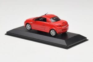 Opel Tigra TwinTop マグマレッド Minichamps 1:43 B24910027T メタル - 画像 3/4