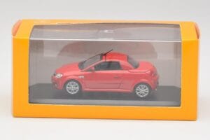 Opel Tigra TwinTop マグマレッド Minichamps 1:43 B24910027T メタル - 画像 4/4