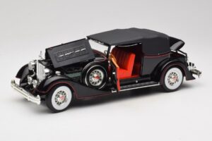 Packard カブリオレ ブラック Anson 1:18 30397 メタル - 画像 2/8