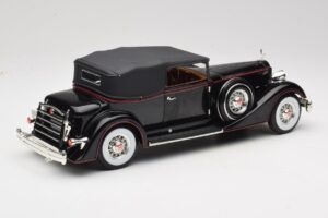 Packard カブリオレ ブラック Anson 1:18 30397 メタル - 画像 3/8