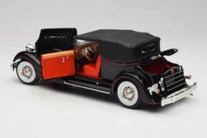 Packard カブリオレ ブラック Anson 1:18 30397 メタル - 画像 5/8