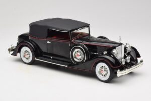 Packard カブリオレ ブラック Anson 1:18 30397 メタル - 画像 6/8