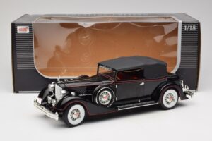 Packard カブリオレ ブラック Anson 1:18 30397 メタル - 画像 8/8