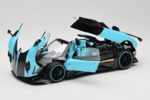 Pagani Zonda Uno Carbon ライトブルー Almost Real 1:18 850630001 メタル - 画像 2/8