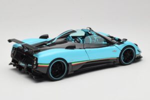 Pagani Zonda Uno Carbon ライトブルー Almost Real 1:18 850630001 メタル - 画像 3/8