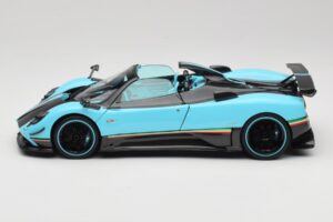 Pagani Zonda Uno Carbon ライトブルー Almost Real 1:18 850630001 メタル - 画像 4/8