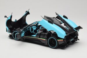 Pagani Zonda Uno Carbon ライトブルー Almost Real 1:18 850630001 メタル - 画像 5/8