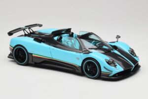 Pagani Zonda Uno Carbon ライトブルー Almost Real 1:18 850630001 メタル - 画像 6/8