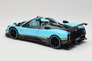 Pagani Zonda Uno Carbon ライトブルー Almost Real 1:18 850630001 メタル - 画像 7/8