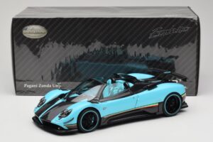 Pagani Zonda Uno Carbon ライトブルー Almost Real 1:18 850630001 メタル - 画像 8/8