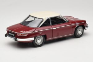 Panhard 24 CT レッド Solido 1:18 1832500 メタル - 画像 3/8