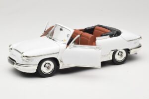 Panhard PL17 カブリオレ ホワイト Solido 1:18 8174 メタル - 画像 2/8