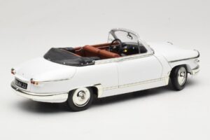 Panhard PL17 カブリオレ ホワイト Solido 1:18 8174 メタル - 画像 3/8