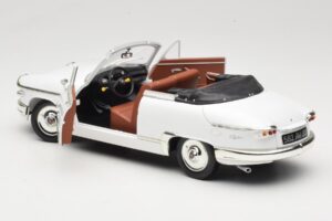Panhard PL17 カブリオレ ホワイト Solido 1:18 8174 メタル - 画像 5/8