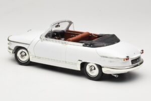 Panhard PL17 カブリオレ ホワイト Solido 1:18 8174 メタル - 画像 7/8