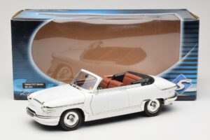 Panhard PL17 カブリオレ ホワイト Solido 1:18 8174 メタル - 画像 8/8