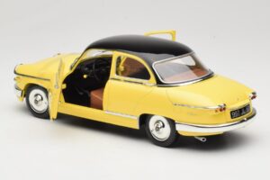 Panhard PL17 イエロー Solido 1:18 8173 メタル - 画像 5/8